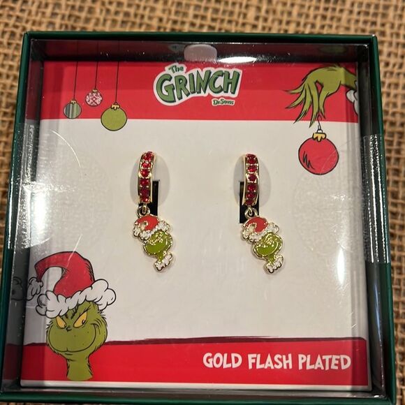 NIB The Grinch earrings - Picture 2 of 3